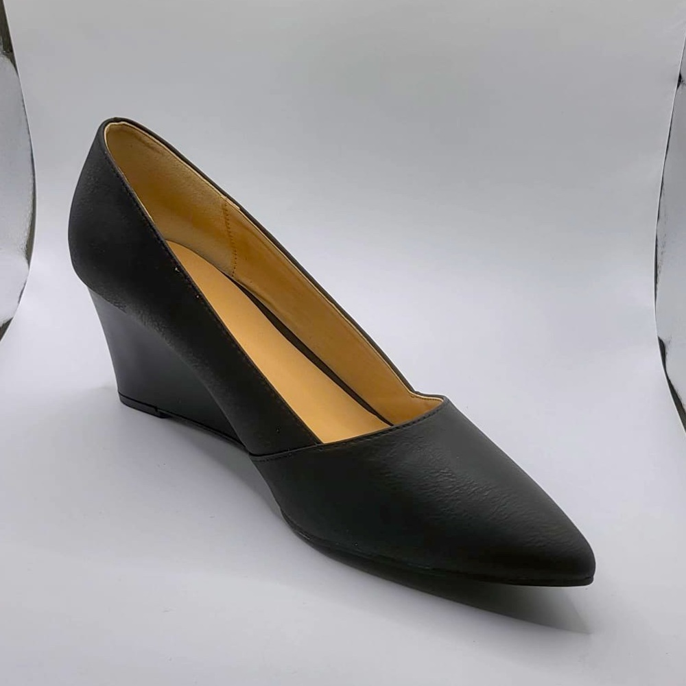 Women's Wedges Closed Toe High Heels Dress shoes